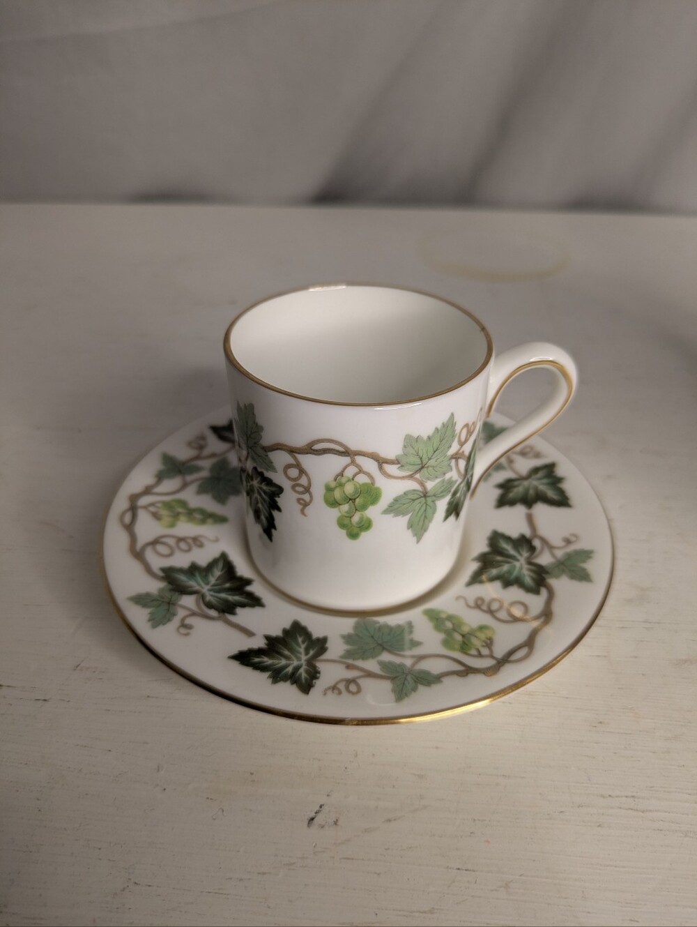 Wedgwood Santa Clara Demitasse Cup And Saucer Made In England Bone China